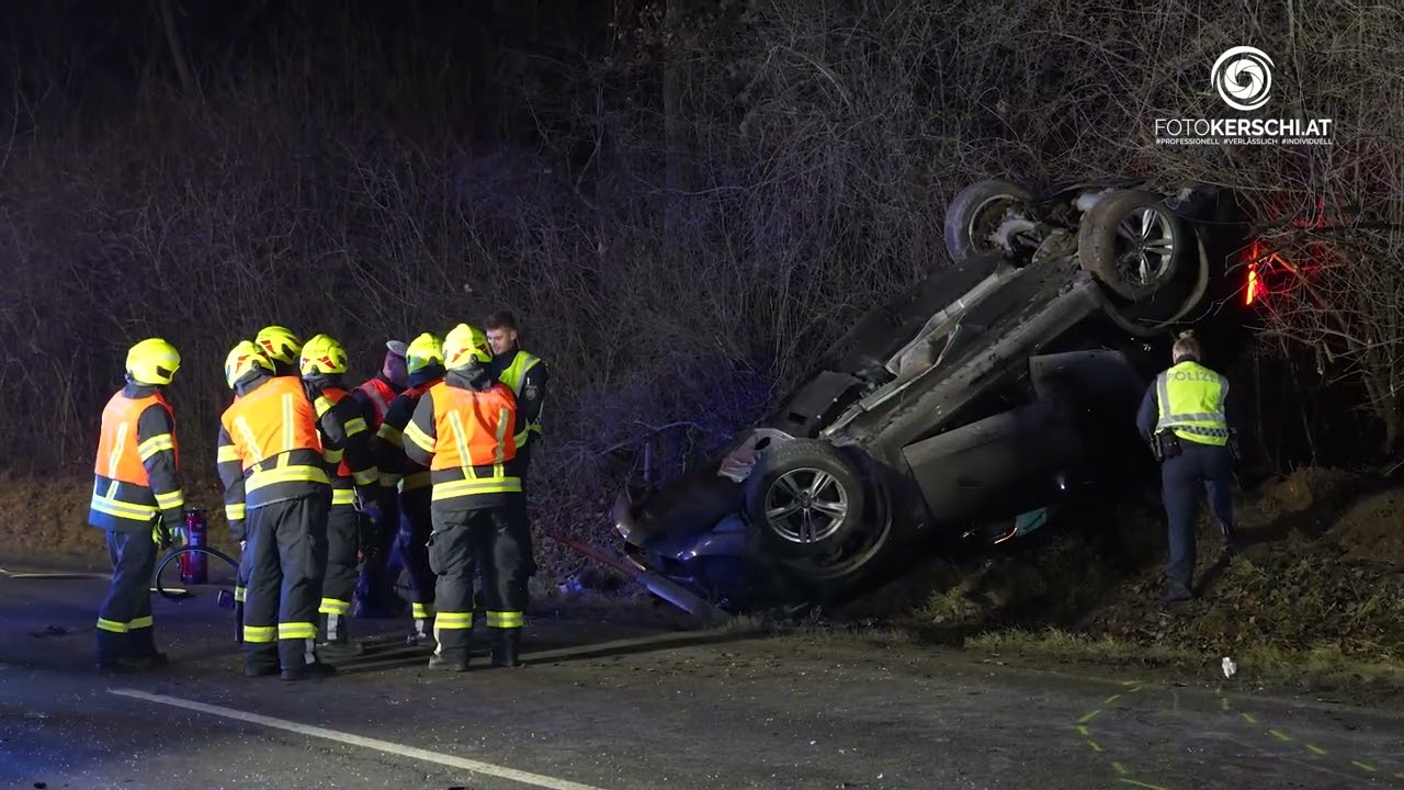 Mehrere Verletzte bei Verkehrsunfall in Marchtrenk