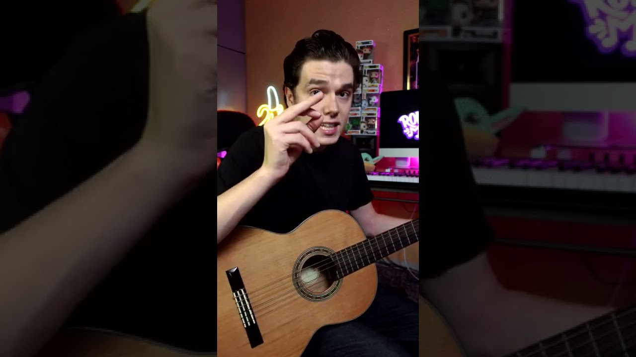 #shorts &iexcl;TE ENSE&Ntilde;O A TOCAR TODOS LOS BOLEROS EN 1 MINUTO PARA GUITARRA! #guitarra