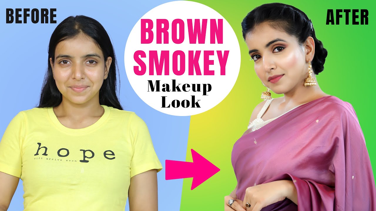 Brown Smokey Eye Makeup Look - Teacher's Day Special | DIYQueen