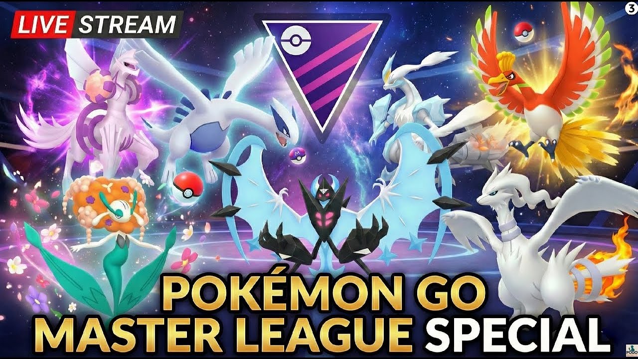 Day-3] Using Some Of The Strongest Legendaries in Master League | Pokémon Go LIVE