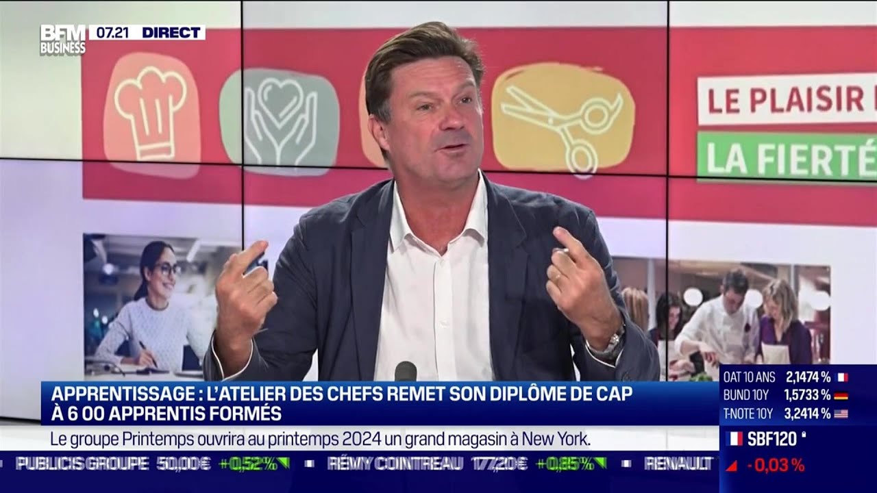 Nicolas Bergerault (Atelier des chefs) : L'Atelier des chefs réalise 14 millions d'euros de CA