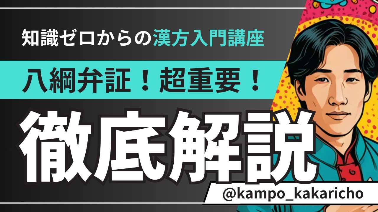 徹底解説！八綱弁証！！【漢方入門講座＃７】