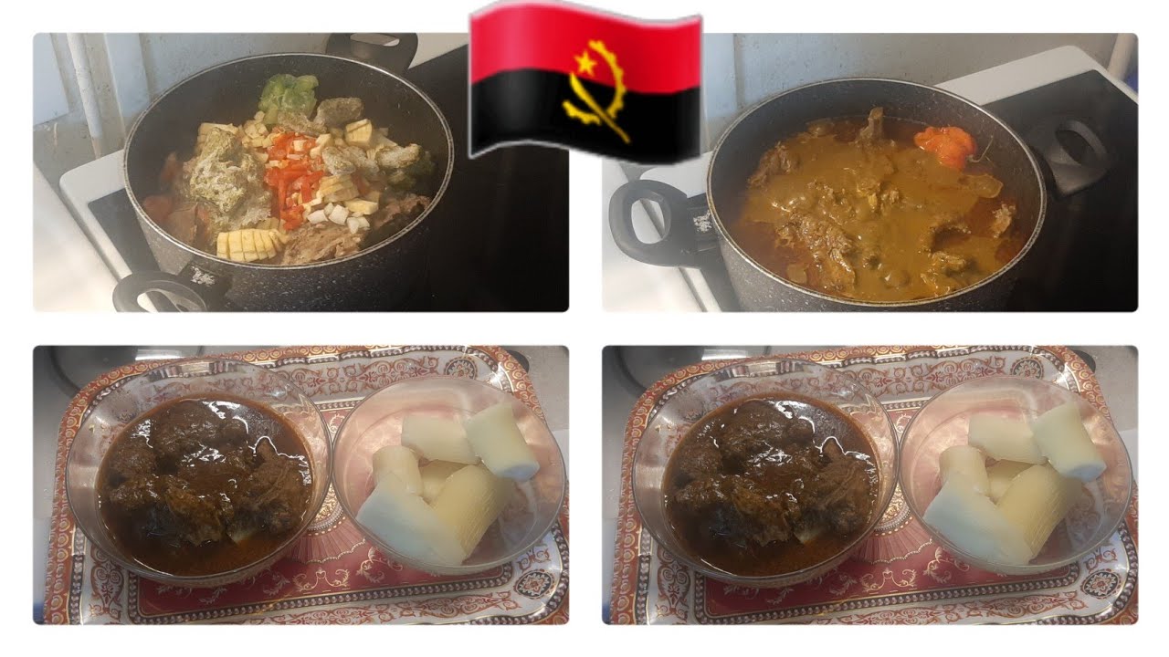 COMO FAZER pratos Angolanos MUAMBA DE DENDÉM) Com  Carne
