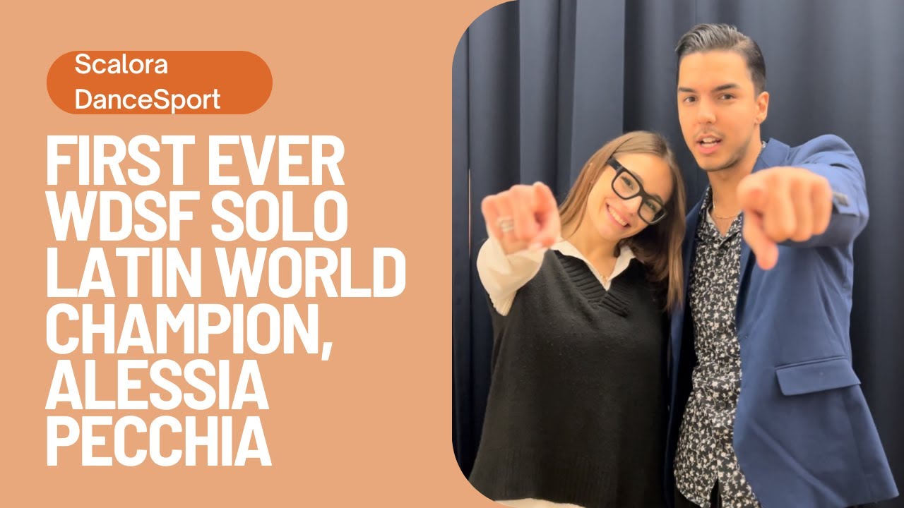 First Ever WDSF Solo Latin World Champion, Alessia Pecchia