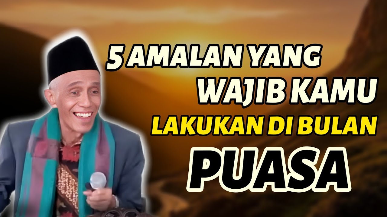 OJO NGANTI LALI NGAMALKE 5 AMALAN IKI NING SASI POSO // KH M SHOLIHUN 