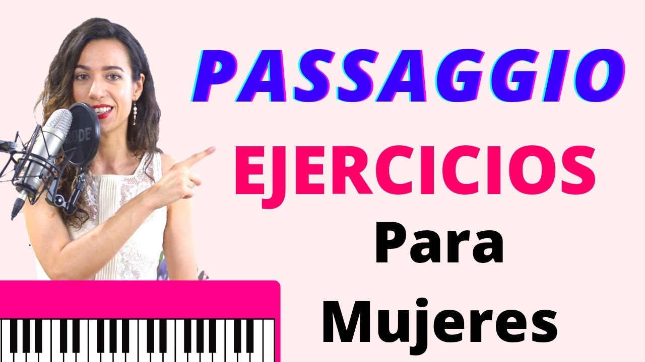 MEJOR CALENTAMIENTO vocal. PASSAGGIO ejercicios  para MUJERES. Clases de canto, Natalia Bliss