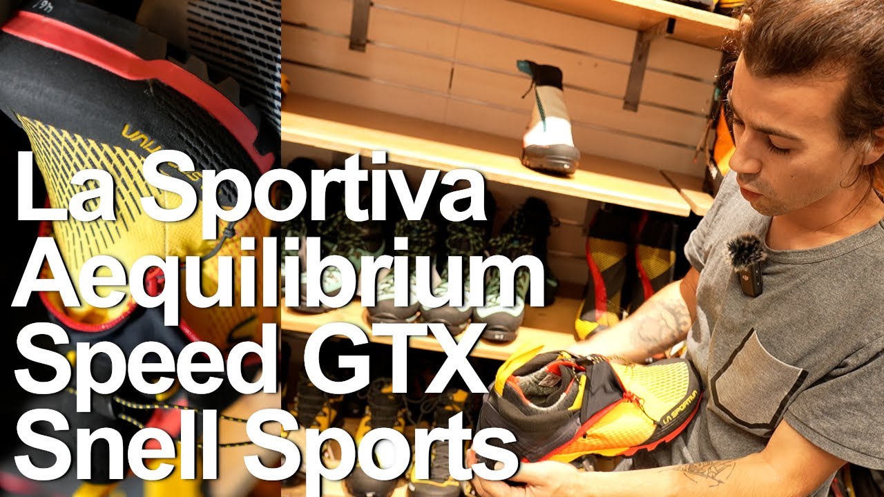 #Sportiva #Aequilibrium Speed GTX #Snell Sports #Chamonix-Mont-Blanc chaussure #montagne #alpinisme