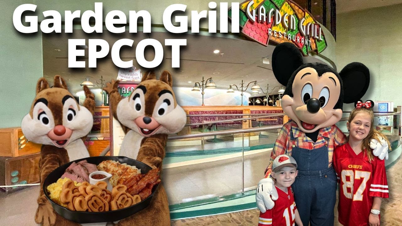 Garden Grill Restaurant EPCOT Breakfast with Characters!