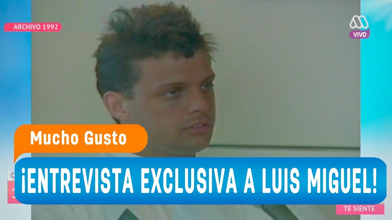Entrevista exclusiva a Luis Miguel en Mega - Mucho gusto 2018