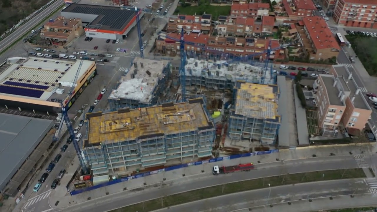 Residencial INBISA Castellar - Evolución de obras Marzo 2025