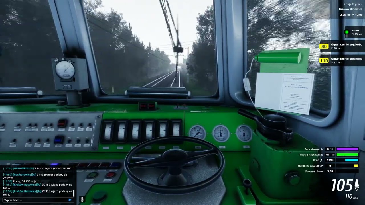 SimRail - ET22 - Passenger service - Kraków To Sędziszów - Polish train simulator