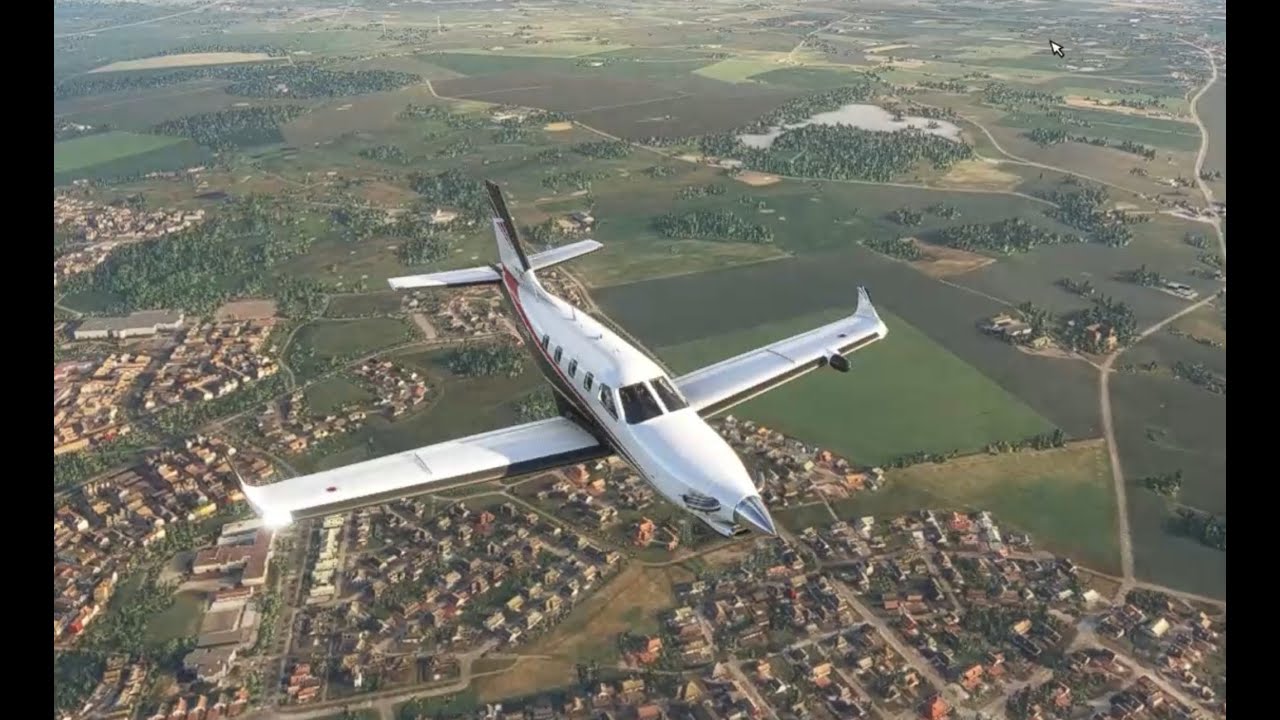 MSFS 2020  - TBM 930 - mit der Turboprop in zehn Minuten von Schweden nach Dänemark - Tutorial