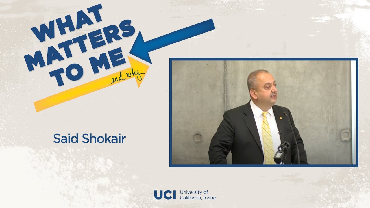 What Matters to Me and Why - Said Shokair
