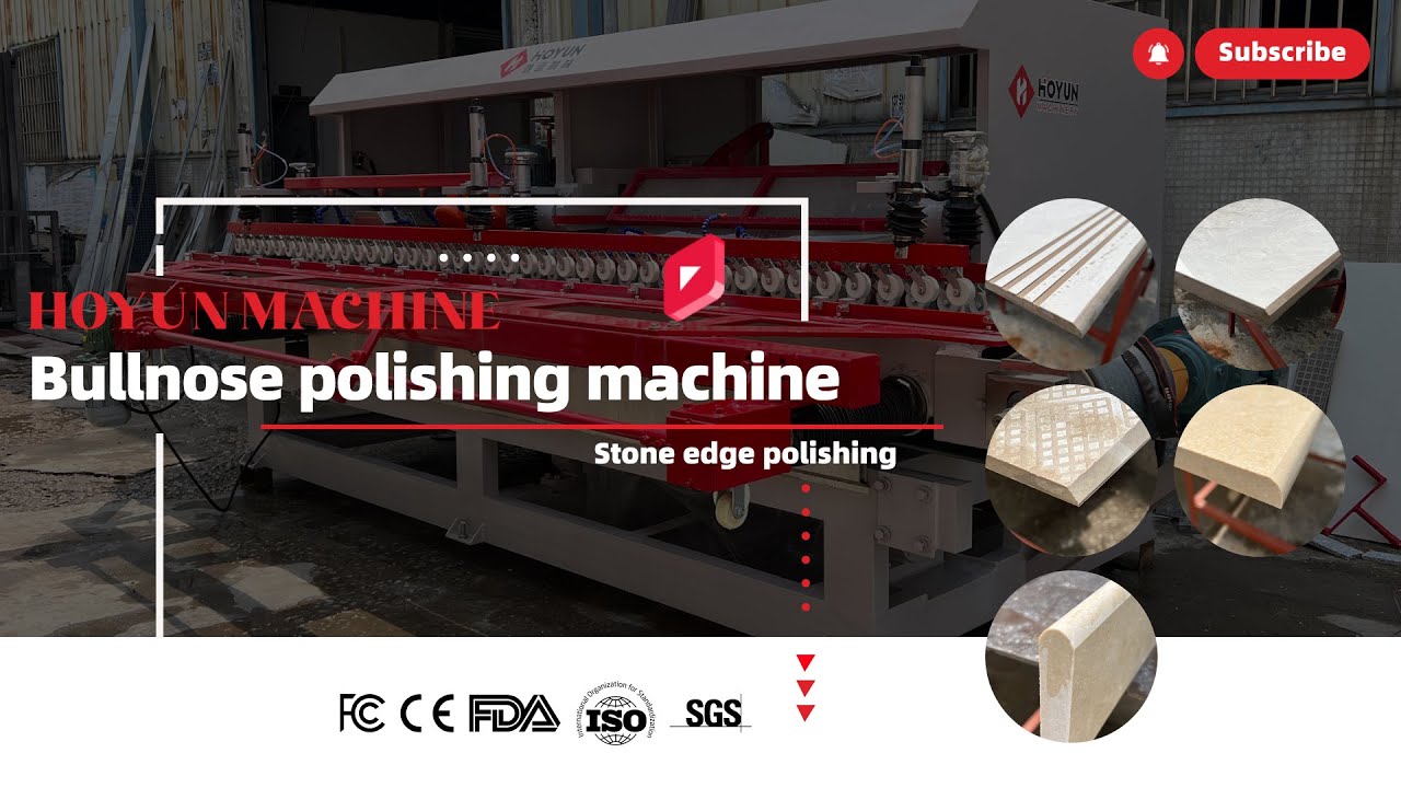High-Efficiency Automatic Circular Polishing Machine for Stone & Ceramic Tile Edge Profiling