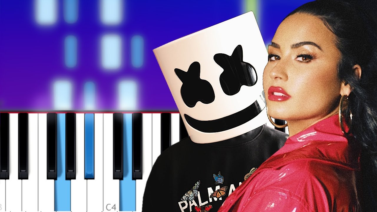 Marshmello & Demi Lovato - OK Not To Be OK | Piano Tutorial