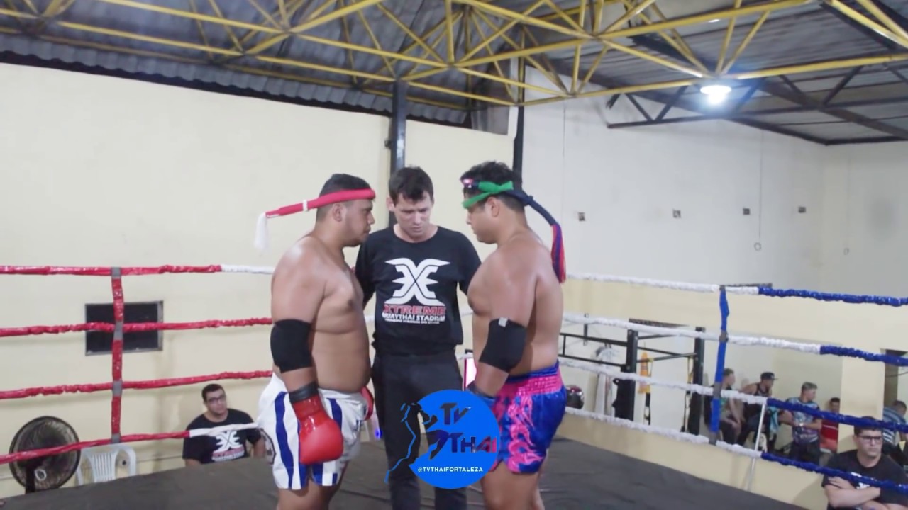 TV THAI - Daniel ( Thai Strike ) vs Thiago ( Chiquerim Team ) Xtreme Muay Thai Stadium 100kg