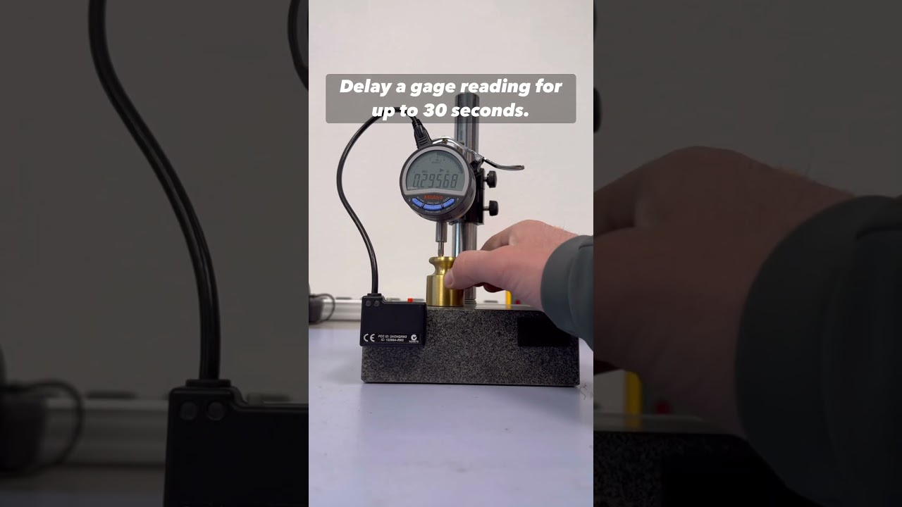 There are a lot of advanced features on MobileCollect Systems such a delaying a reading. #metrology