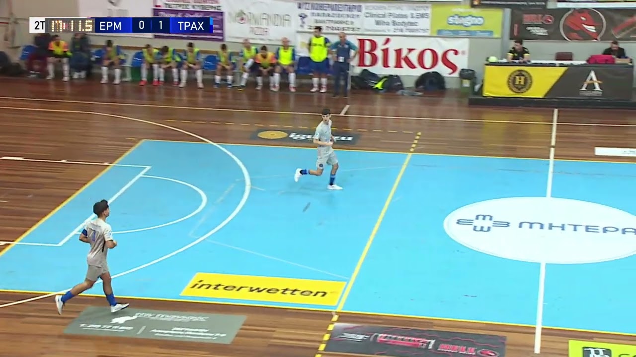 HIGHLIGHTS ΕΡΜΗΣ ΖΩΓΡΑΦΟΥ   ΤΡΑΧΩΝΕΣ ΑΛΙΜΟΥ ( 3-4 ) 9η ΑΓΩΝΙΣΤΙΚΗ