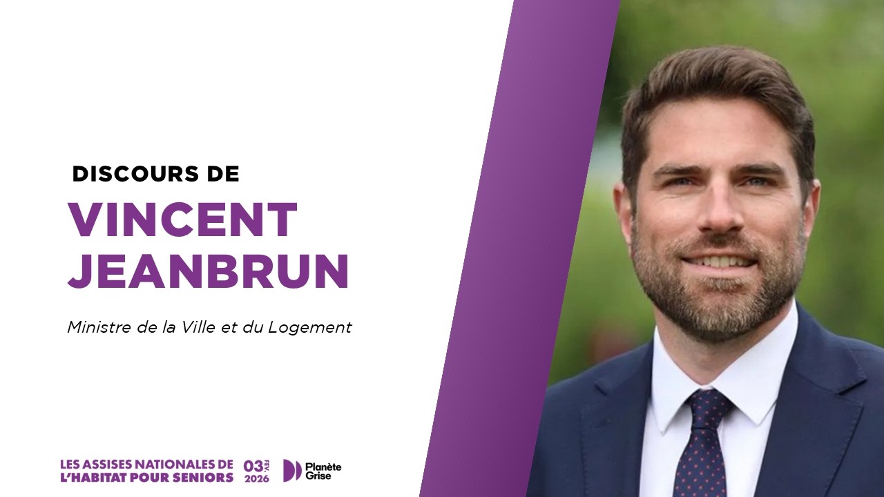 Habitat 2026 - Vincent Jeanbrun, ministre de la Ville et du Logement