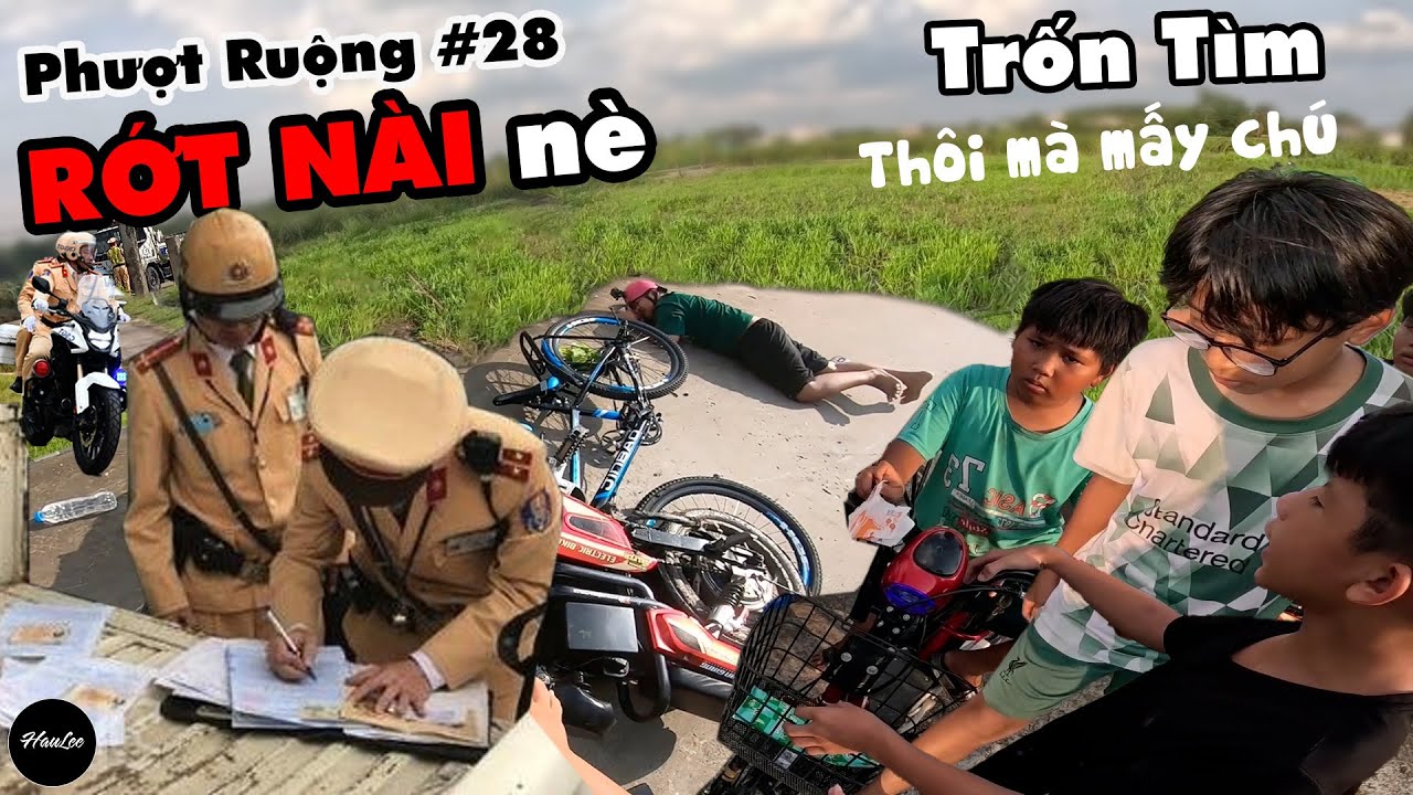 Phượt Ruộng 28 - CSGT Bao Vây sân Bốc Đầu của HauLee và Racing Boy Đô Báo RỚT NÀI trong lúc Trốn Tìm