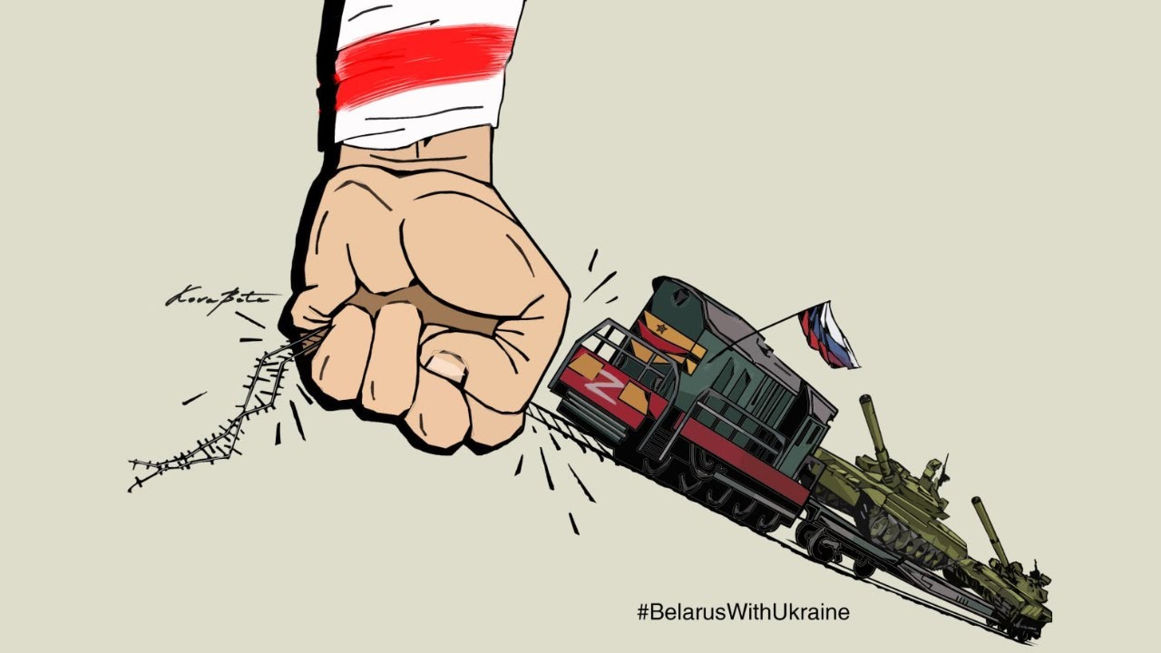 Białoruscy partyzanci zatrzymali lub spowolnili około 80% transportów wojskowych #belaruswithukraine