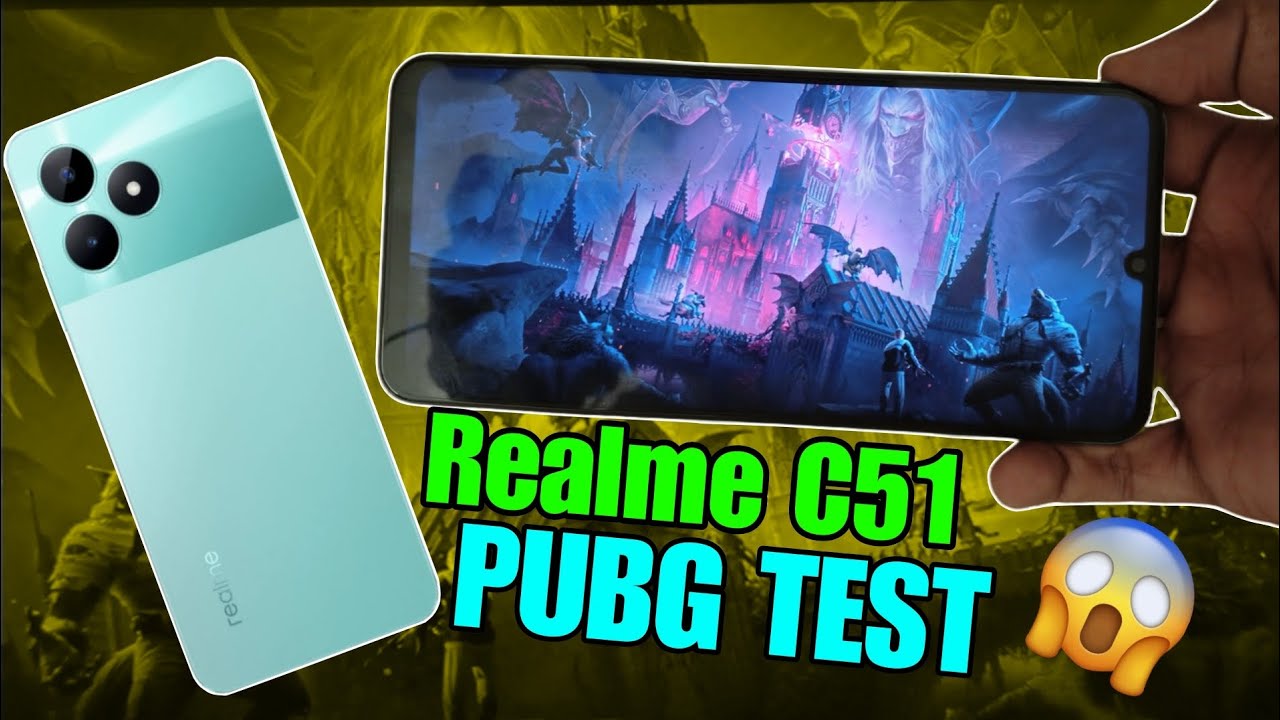 Realme C51 PUBG Gaming Test | Performance & Graphics Review🔥🔥