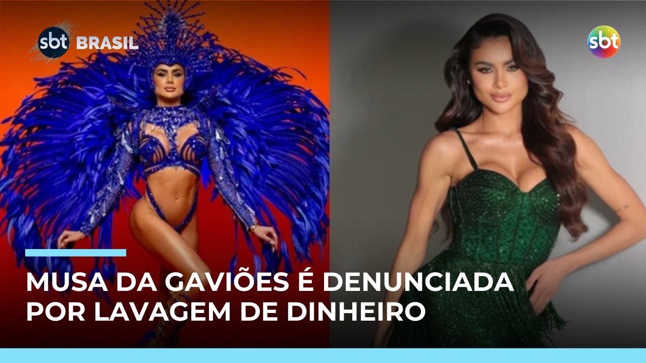 MPSP denuncia musa da Gaviões da Fiel por lavagem de dinheiro para facção | #SBTBrasil