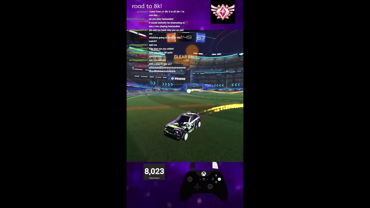 Heatseeker with berriiii rl rlfreestyle #gaming #fyp