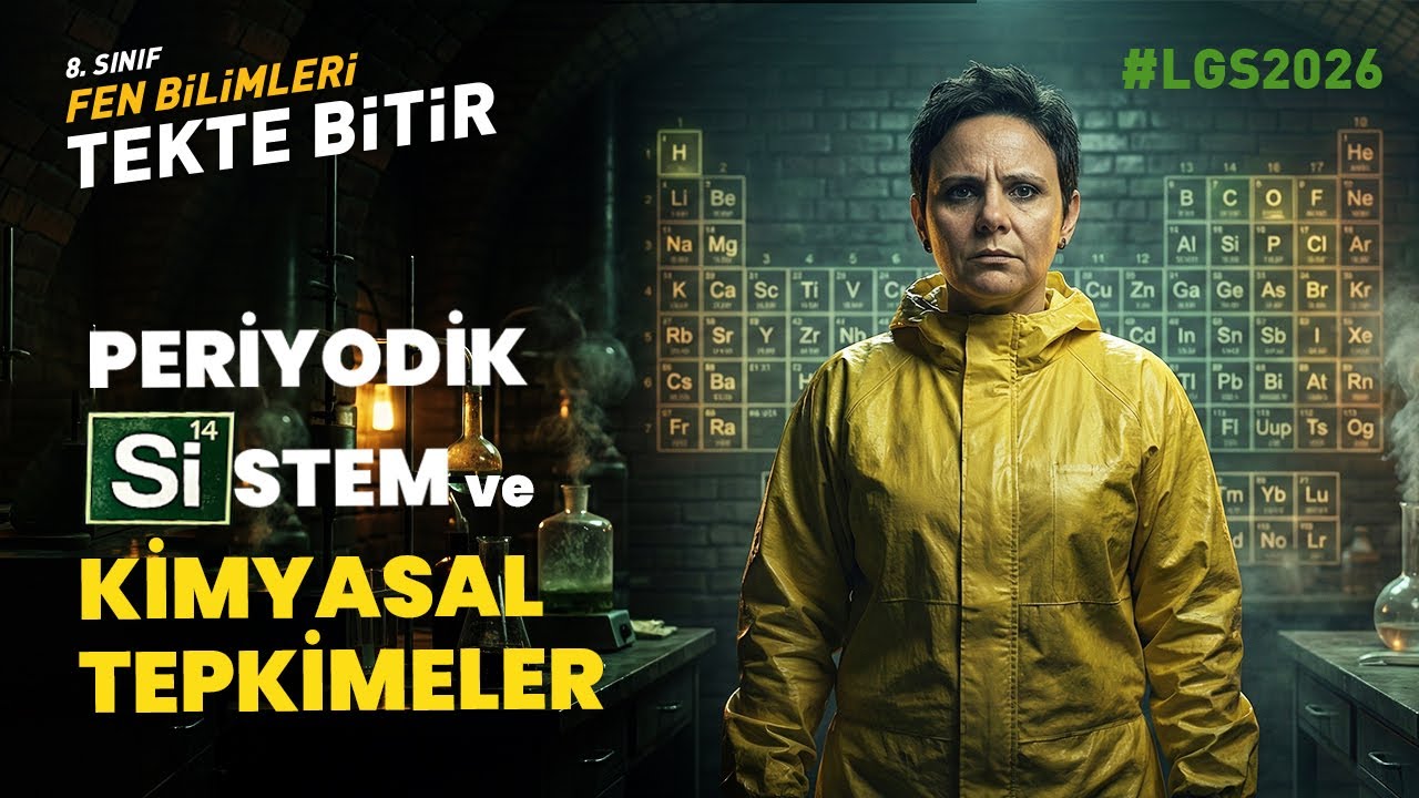 PERİYODİK SİSTEM VE KİMYASAL TEPKİMELER – 8. SINIF TEKTE BİTİR FEN BİLİMLERİ | LGS 2026