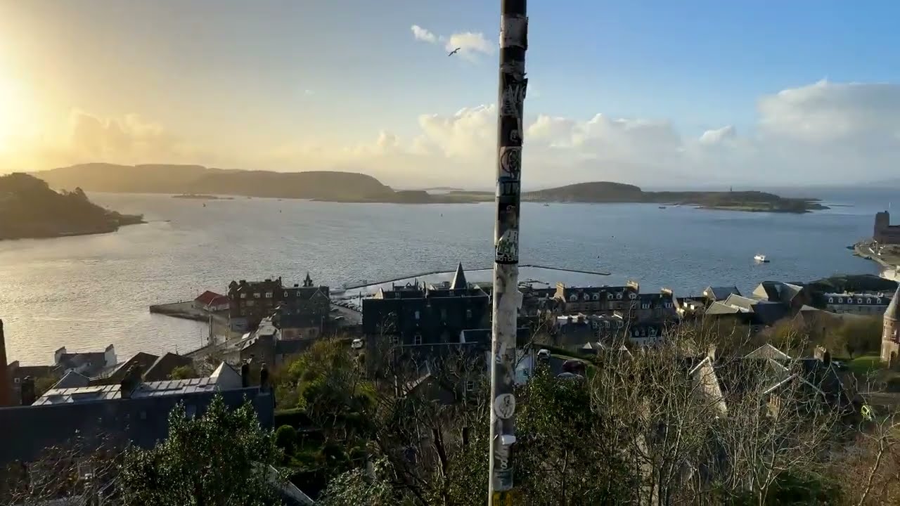 Oban from McCaig's Tower.  (HeyGo Replay)