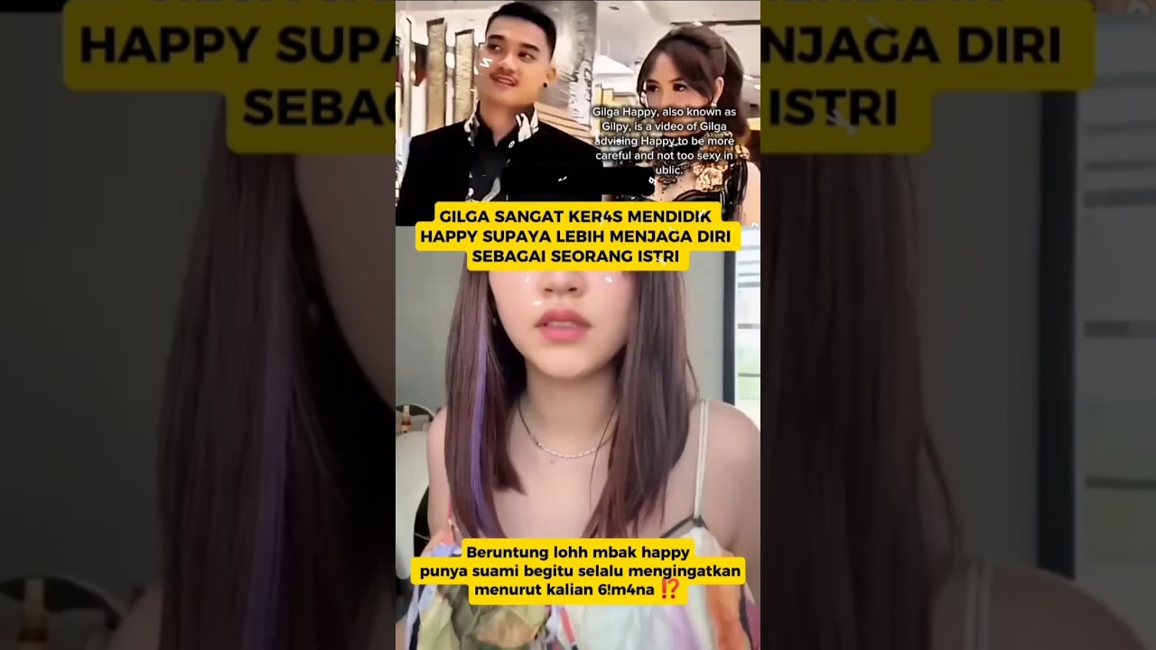 moment lucu happy asmara di nasehatin Gilga karena joget daster seksi 🤣 
