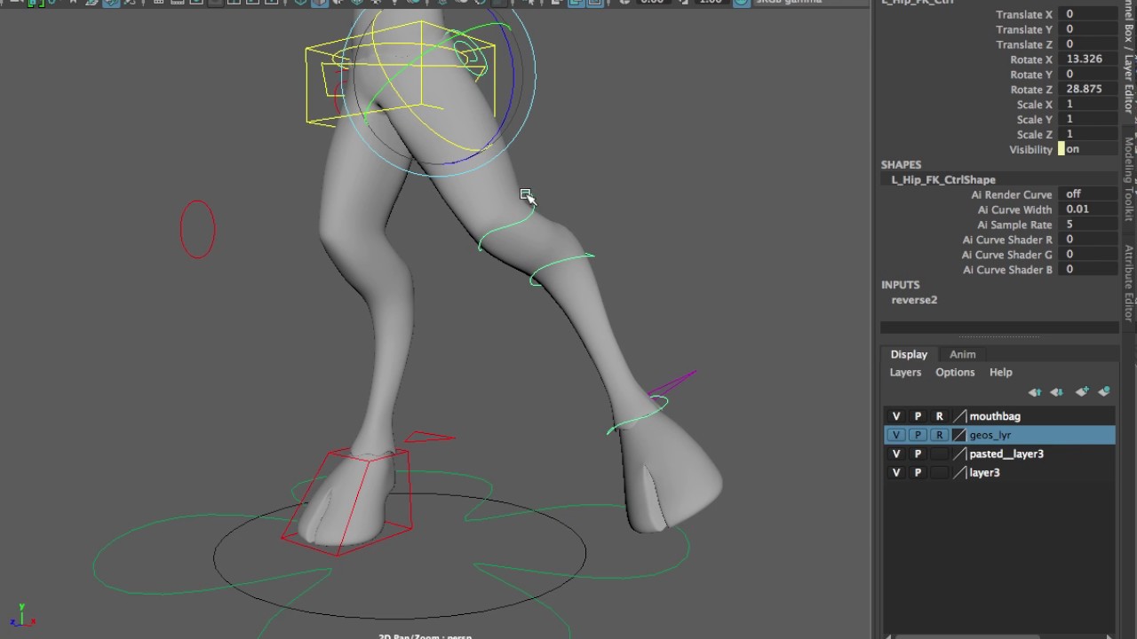 Adin lower bod Rig Hind Leg