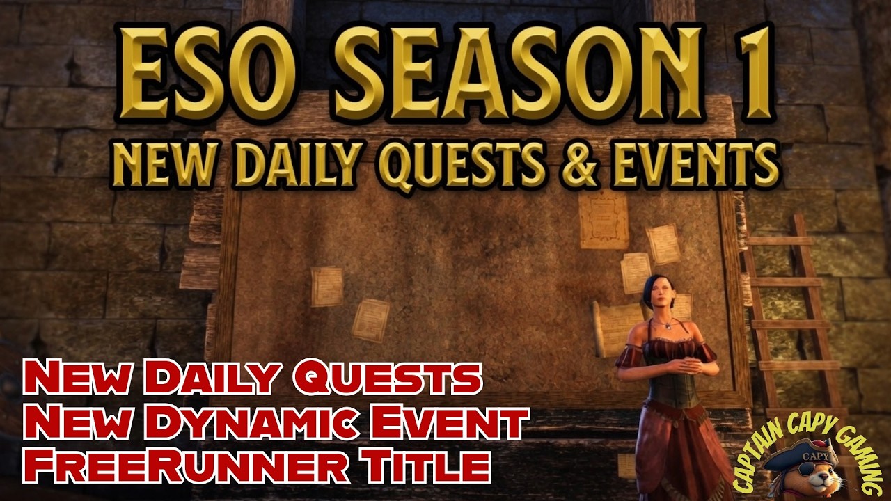 New Daily Quests & Events - ESO Season 1