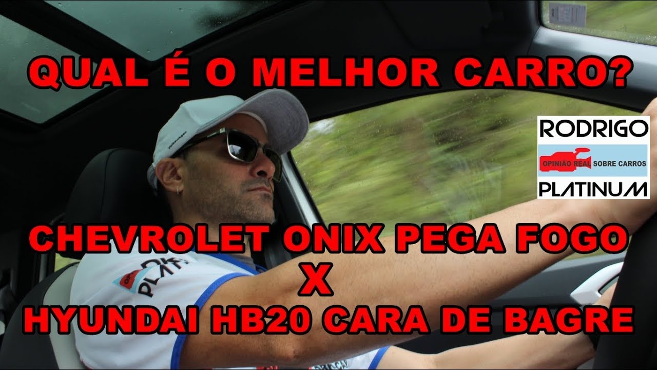 Hyundai HB20 Cara de Bagre X Chevrolet Onix Pega Fogo Qual &eacute; O Melhor Carro?
