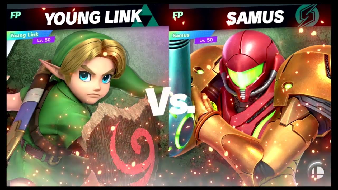 Super Smash Bros Ultimate Amiibo Fights – Young Link vs the World #4 Young Link vs Samus