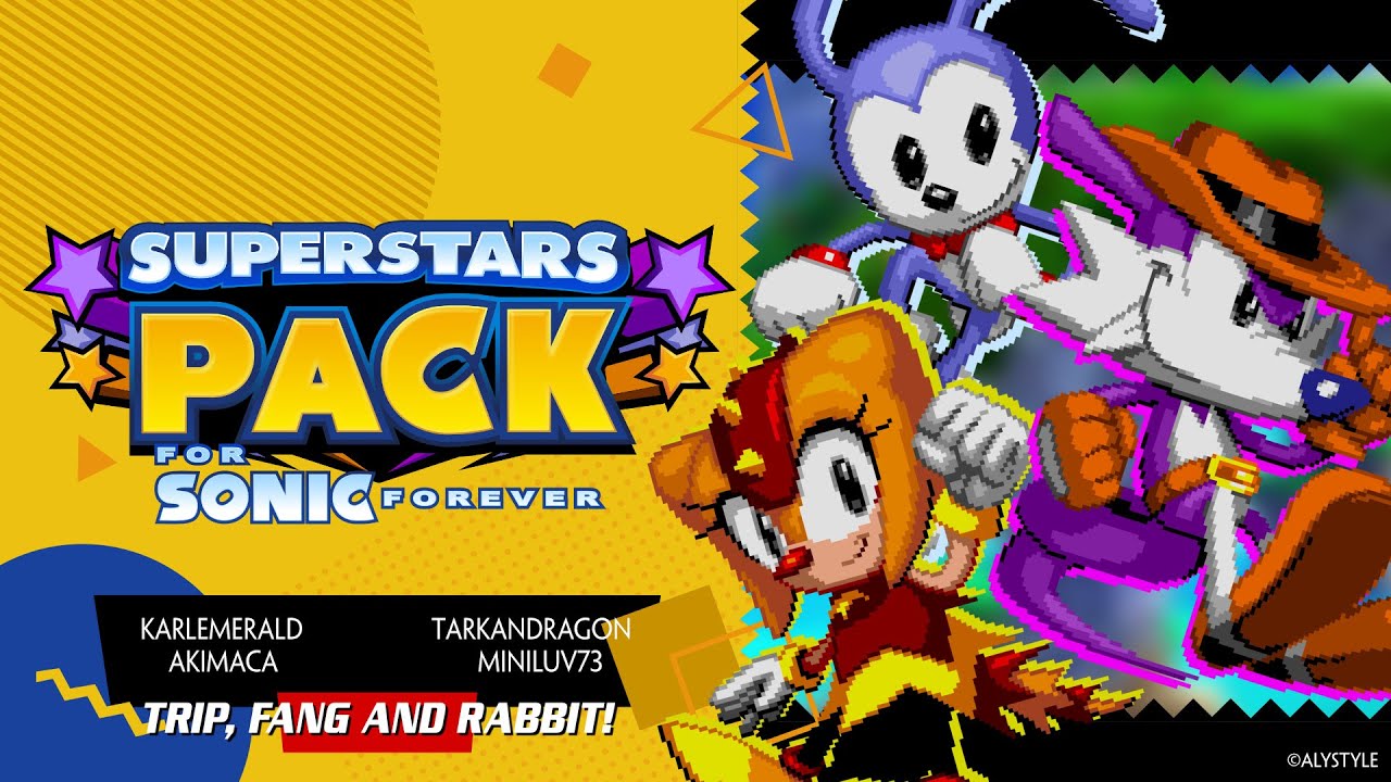 Sonic Forever: Fang the Hunter collects 7 Chaos Emeralds &ndash; Full 100% playthrough (Superstars Pack)