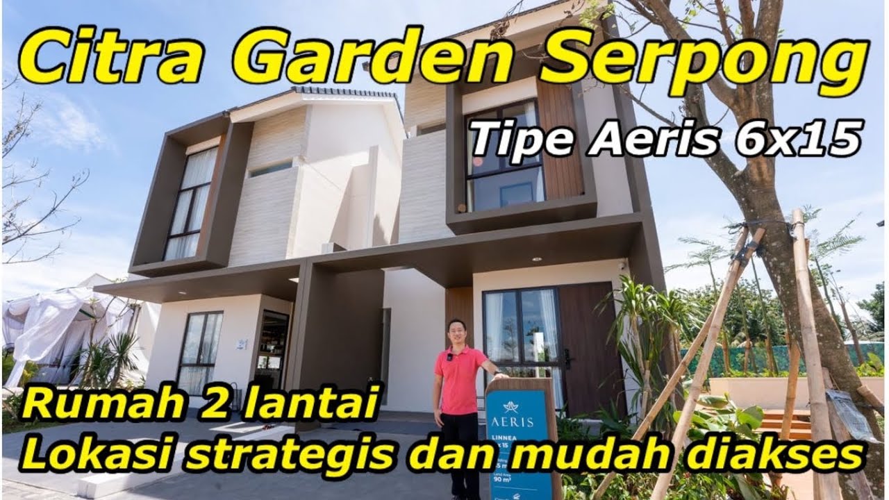 PANTES LAKU BGT‼️RUMAH 2 LANTAI CUMA 1.4M* | CITRA GARDEN SERPONG CLUSTER AERIS TIPE 6X15 | BID EP11