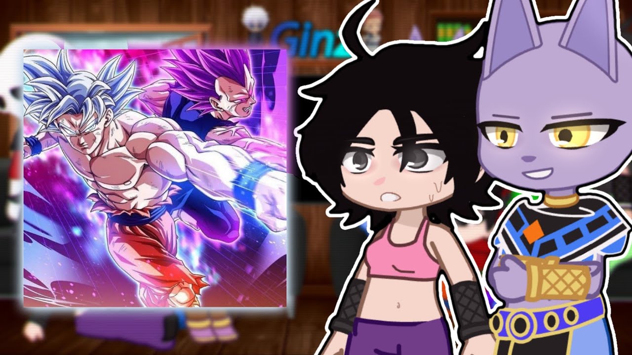 Dragon Ball react to Goku & Vegeta || Gacha 🇺🇸🇧🇷