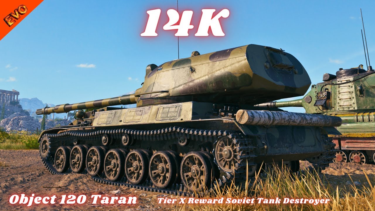Object 120 Taran  14K Damage 6 Kills | World of Tanks | Mir Tankov