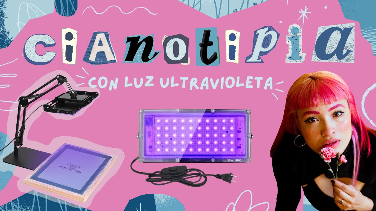 Cianotipia en casa con luz ultravioleta 💡💙 Salvando mi obsequio de aniversario.