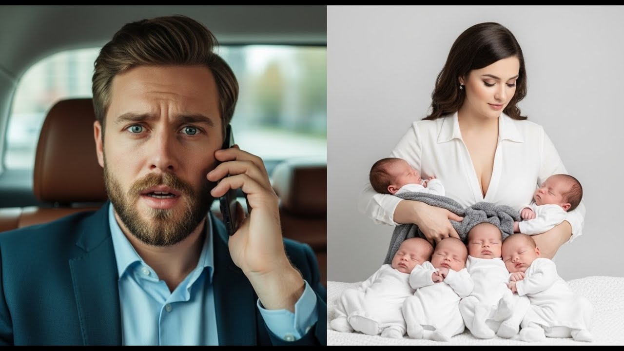 MILIONARUL DIVORȚEAZĂ, DAR ÎNGHEAȚĂ Auzind CĂ FOSTA SOȚIE A NĂSCUT QUADRUPLEȚII Lui