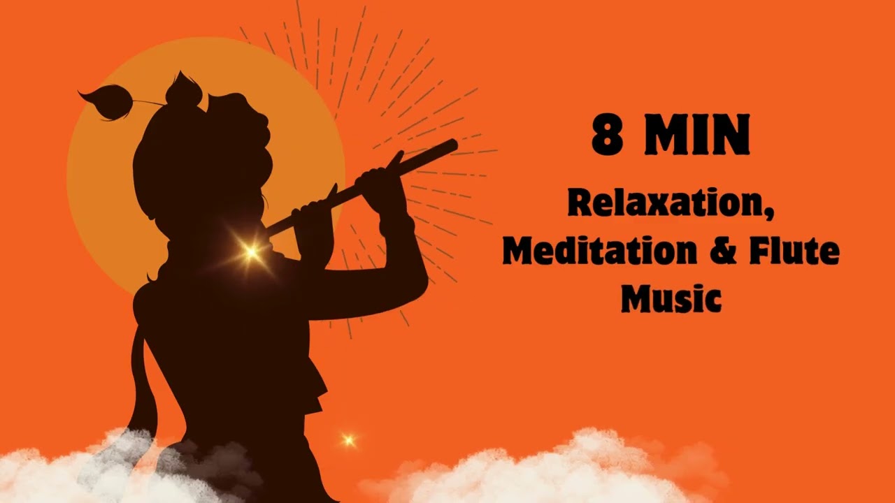 8 minute Solo Indian Bamboo Flute | Relaxation, Meditation & Focus Music