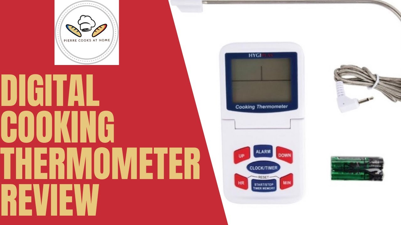 HYGIPLAS DIGITAL COOKING THERMOMETER. Precision cooking at home. Guaranteed results.