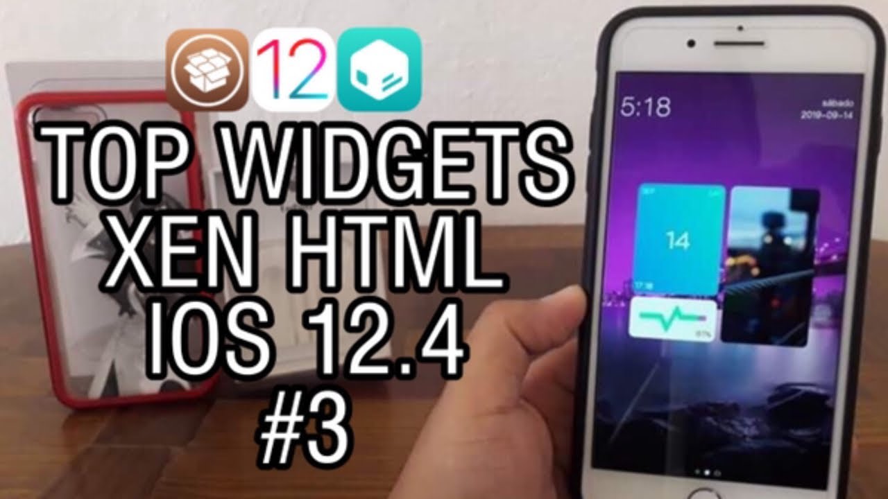 📲🍎TOP #3 GENIALES WIDGETS DE XEN HTML EN IOS 12.4, CYDIA & SILEO JAILBREAK..¡¡✌🏻😎