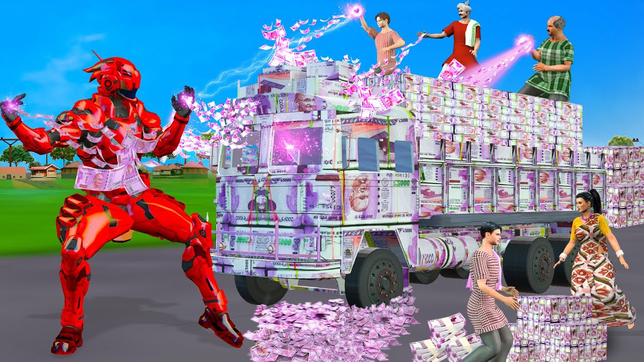 सुपर मिनी ट्रक रिमोट Super Robot Money Truck Hindi Kahaniya Stories हिंदी कहनिया Hindi Comedy Video