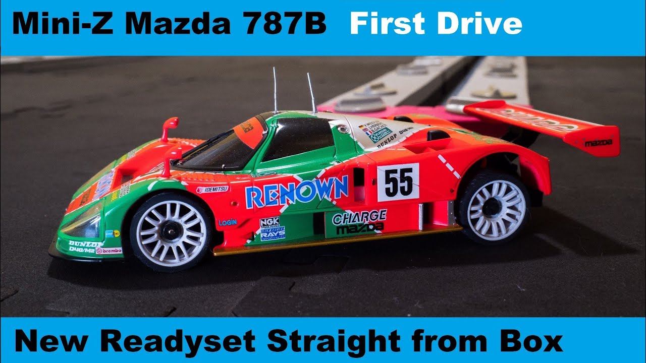Kyosho Mini-Z Mazda 787B LM 1991 Winner Readyset