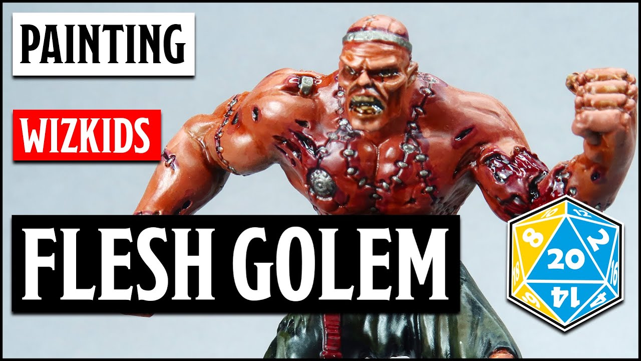 How to paint a Flesh Golem | D&D Ravenloft Board Game | Boxes of Shame