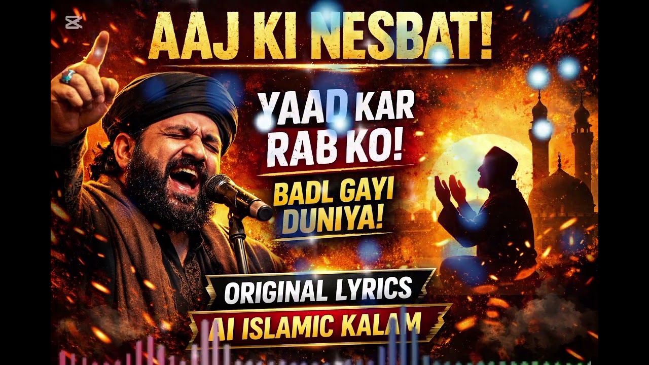 Aaj Ki Nesbat | Original Lyrics Islamic Kalam  fans of @Official_ArijitSingh