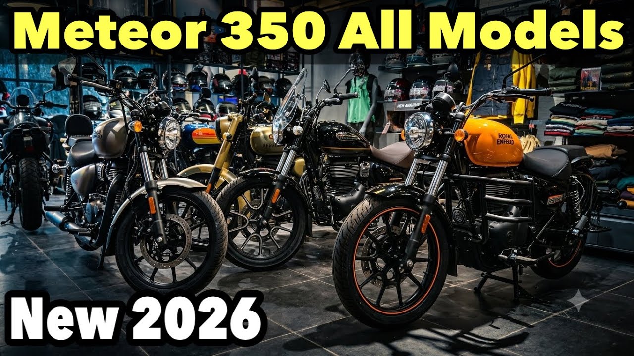  New 2026 Meteor 350 All Models price features colors review video #meteor350 #royalenfield 