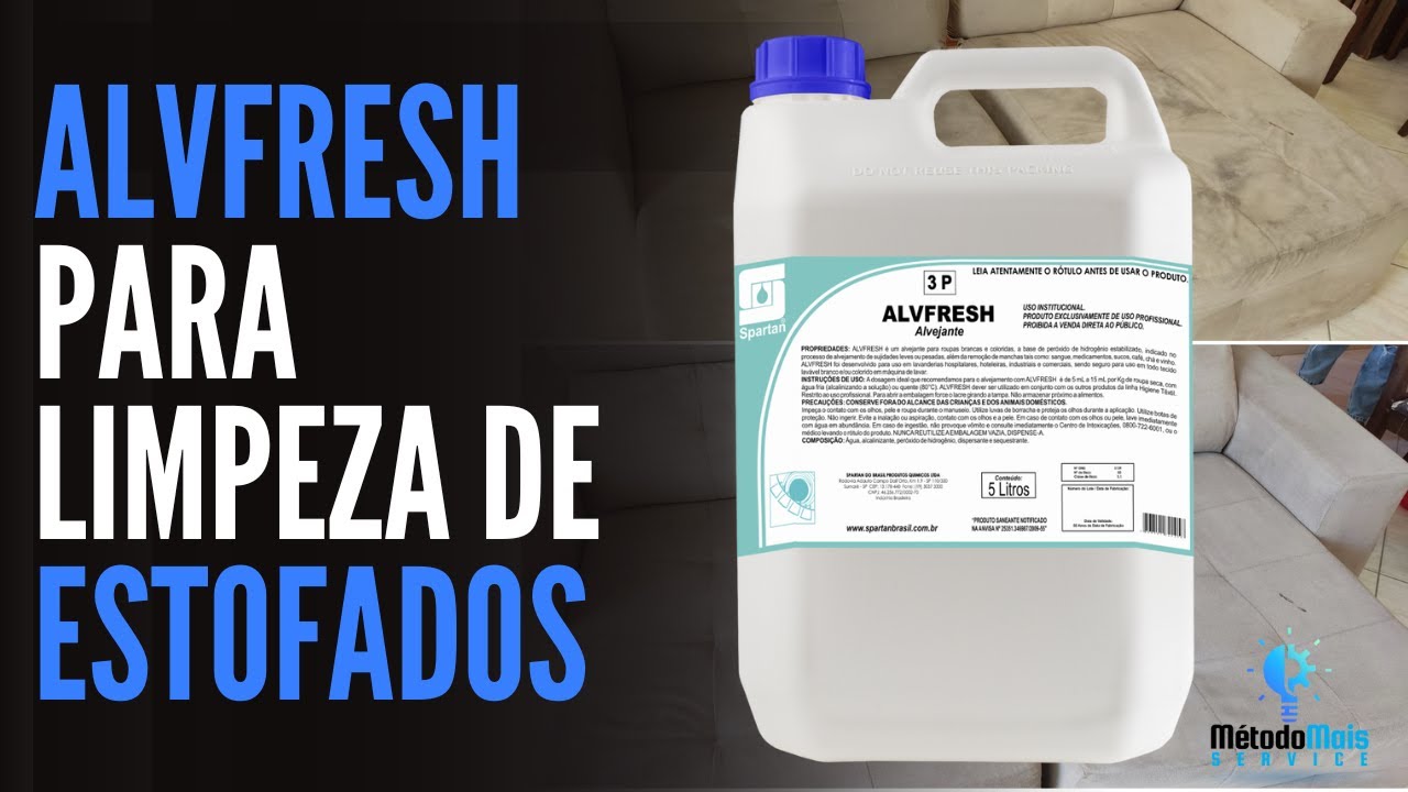 LIMPEZA DE ESTOFADOS || SÉRIE PRODUTOS || ALVFRESH || VÍDEO #01